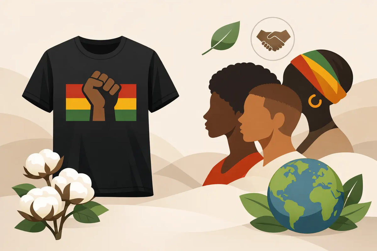 Why an Organic Cotton Black Pride Shirt Matters