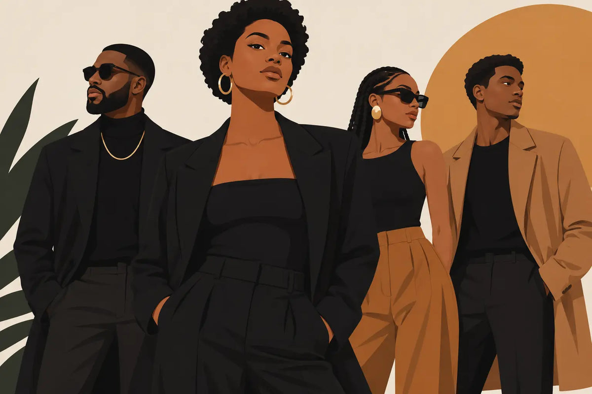 Black Fashion Trends That Say It With Your Chest