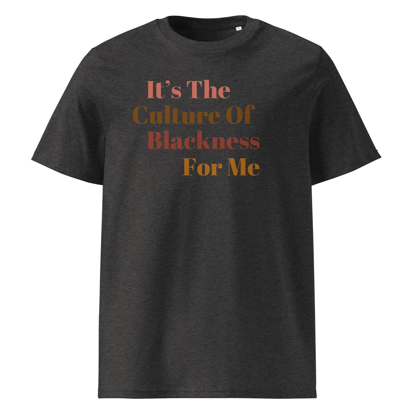 It's The CULTURE Of Blackness For Me...Unisex organic cotton t-shirt