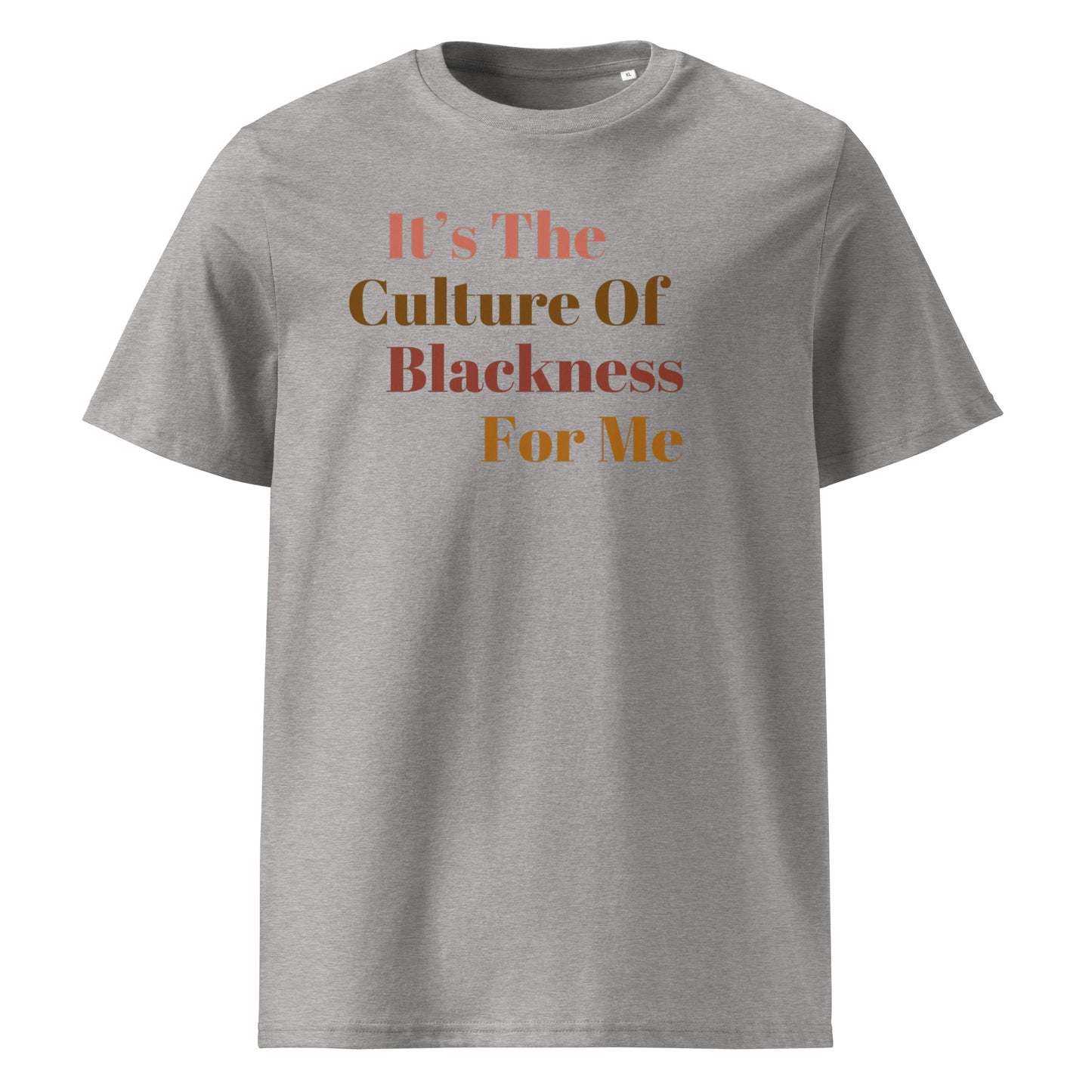 It's The CULTURE Of Blackness For Me...Unisex organic cotton t-shirt