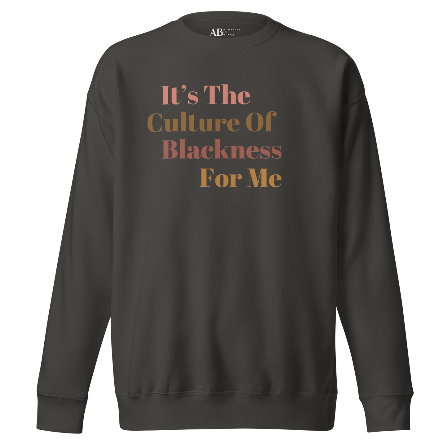 It's The Culture Of Blackness For Me...Unisex Premium Sweatshirt