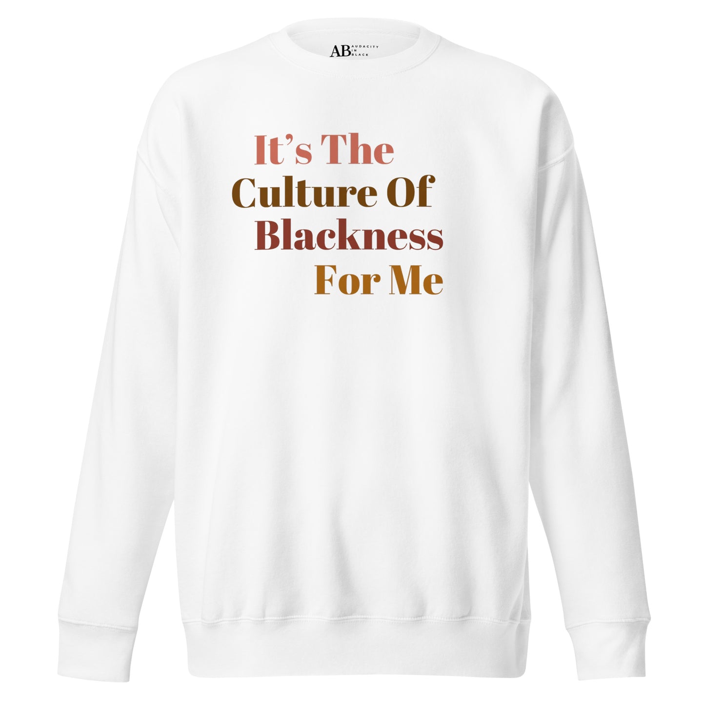 It's The Culture Of Blackness For Me...Unisex Premium Sweatshirt